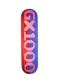 GX1000 Split Veneer 8.25" Skateboard Deck red blue