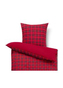 Tchibo - Pościel z mikrowłókna - kolor: czarny/czerwony