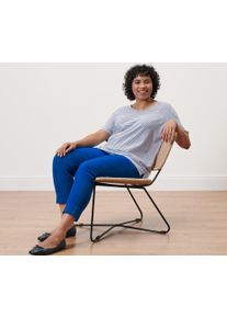 Tchibo - Spodnie stretchowe - dla pań - rozmiar 46 - kolor: niebieski