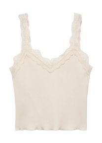 Mango, Overdel 'RAVEN', Offwhite, St&oslash;rrelse M