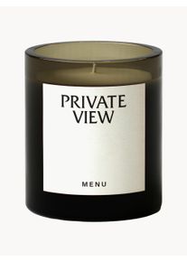 Audo Copenhagen Scented Candle Olfacte Private View (Mandarin Zest, Vetiver & Leather) Brown Glass Ø 9 x H 10 cm