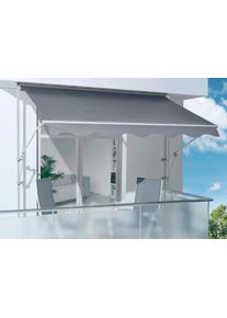 SPETTMANN Klemmmarkise »LINE« 350 cm Breite, 150 cm Ausfall in grau
