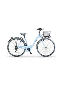 MBM Cityrad »Citybike Agorà 26 Zoll Hellblau« in blau, Größe 26 Zoll (66,04 cm) hinten: 26 Zoll (66,04 cm)