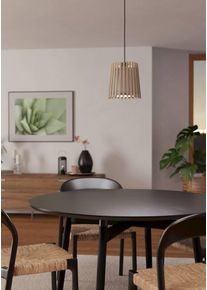 Eglo Hängeleuchte »FATTORIA« E27 1 Stk. Pendelleuchte in schwarz, Größe Ø 20 cm Höhe: 110 cm