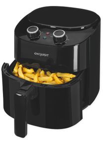 Exquisit Hei&szlig;luftfritteuse &raquo;FR 6502 sw&laquo; 1300 W in schwarz