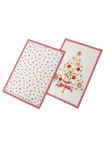 Villeroy & Boch Villeroy & Boch Geschirrtuch »Küchentücher Winter Bakery Delight 31 x 25 cm 2er Set bunt« in bunt