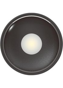 Heitronic LED Außen-Deckenleuchte »Girona« LED-Board Warmweiß Wandlampe in grau, Größe Ø 10,7 cm Höhe: 3,6 cm