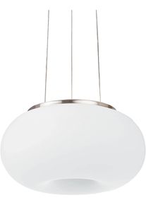 Eglo Pendelleuchte »OPTICA-C« LED-Board 1 Stk. Kaltweiß Neutralweiß Tageslichtweiß Warmweiß Hängeleuchte in grau, Größe Ø 37,5 cm