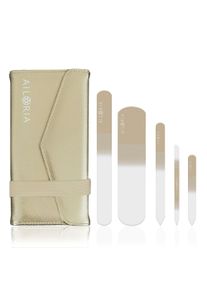 AILORIA Damen Glasnagelfeile »Glas-Nagelfeilenset CONTOUR LUXE« in goldfarben