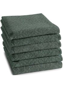 Ddddd Geschirrtuch »Akira« Küchenhandtuch aus reiner Baumwolle, Maße je Tuch ca. 50x55 cm in grün