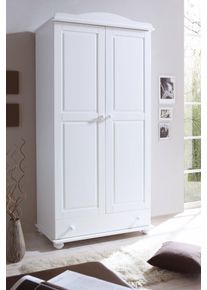 Ticaa Drehtürenschrank »Adam« in weiß, Größe B/H/T: 96 cm x 195 cm x 54 cm