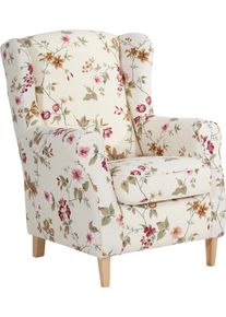 Max Winzer Ohrensessel »Luke in weiß, Größe B/H/T: 77 cm x 103 cm x 86 cm