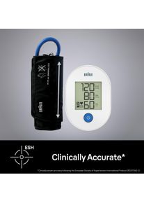 Braun Oberarm-Blutdruckmessgerät »ExactFit 1E BUA4000EU« Einfache Bedienung, leicht ablesebares Display, Universalmanschette in weiß