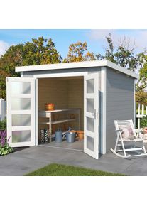 Lasita Maja Gartenhaus »Zambezi 5« in grau