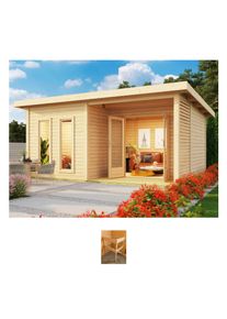 Konifera Saunahaus »Maiko 5 SET B« naturbelassen, ohne Ofen in beige