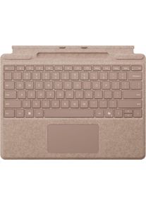 Microsoft Tastatur mit Touchpad »Surface Pro Keyboard mit Stiftaufbewahrung« (Fn-Tasten Touchpad) in beige