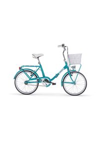 MBM Faltrad »Klapprad 20 Zoll New ANGELA Türkis« in blau, Größe 20 Zoll (50,80 cm) hinten: 20 Zoll (50,80 cm)