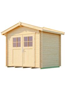 Weka Gartenhaus »Premium28, natur« in beige