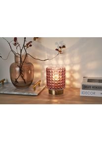 Pauleen Tischleuchte »Glamour« E14 1 Stk. E14 in rosa, Größe Ø 11 cm Höhe: 15 cm