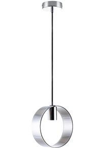 Paco Home Pendelleuchte »TONDA« E27 in grau, Größe Ø 19,9 cm Höhe: 6,1 cm