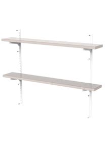 Vcm Gartenhaus »Regalfächer Kunststoffgerätehäuser Duramax 01000« in braun