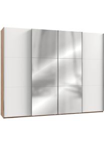 wimex Schwebetürenschrank »Level by fresh to go« mit Synchronöffnung in weiß, Größe B/H/T: 350 cm x 236 cm x 65 cm