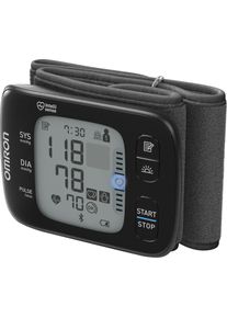 Omron Handgelenk-Blutdruckmessgerät »RS7 Intelli IT (HEM-6232T-D)« mit LED Positionierungssensor und BT-Funktion, mit kostenloser App in schwarz