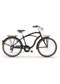 MBM Cityrad »Cruiser New Maui Man 26 Zoll Schwarz« in schwarz, Größe 26 Zoll (66,04 cm) hinten: 26 Zoll (66,04 cm)