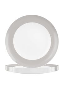 Seltmann Weiden Speiseteller »Speiseteller Liberty Pure Colors ø 27 cm 6er Set« in grau