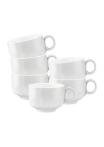 Seltmann Weiden Tasse »Milchkaffeetassen mit Henkel Sento Home 350 ml 6er Set«