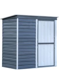 SPACEMAKER Gerätehaus Metall in grau