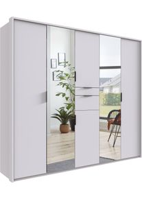 wimex Drehtürenschrank »Moldau Kleiderschrank mit Spiegel Schlafzimmerschrank Bestseller« in weiß, Größe B/H/T: 225 cm x 208 cm x 58 cm