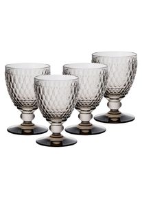 Villeroy & Boch Villeroy & Boch Glas »Wassergläser Boston Coloured 400 ml 4er Set« in grau