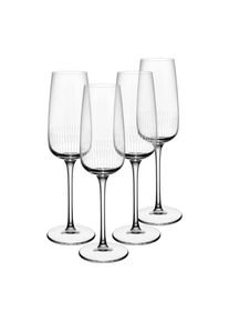 Villeroy & Boch Villeroy & Boch Champagnerglas »Sekt- / Champagnergläser Afina 120 ml 4er Set transparent« in farblos