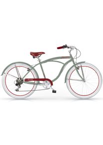 MBM Cityrad »Cruiser honolulu man 26 Zoll grün« in grün, Größe 26 Zoll (66,04 cm) hinten: 26 Zoll (66,04 cm)