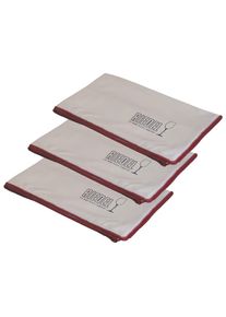 Riedel The Wine Glass Company Geschirrtuch »Poliertücher 28,5 x 16,8 cm 3er Set weiß« in weiß