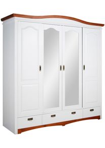 Home Affaire Schiebetürenschrank »Konrad in weiß, Größe B/H/T: 202 cm x 207 cm x 64 cm