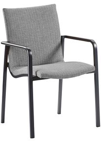 Best Gartensessel »Positano« Dining-Sessel Positano anthrazit/he in grau, Größe B/H/T: 57 cm x 86 cm x 63 cm