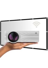 LA VAGUE LED-Beamer »LED-Projektor inkl. LV-STA100FP LV-HD240 Wi-Fi BUNDLE« ( ) in weiß