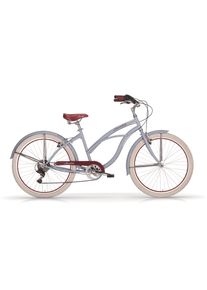 MBM Cityrad »Cruiser honolulu woman 26 Zoll Hellblau« in blau, Größe 26 Zoll (66,04 cm) hinten: 26 Zoll (66,04 cm)