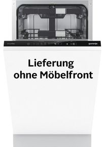 Gorenje vollintegrierbarer Geschirrspüler »GV 583C10« 8 l 10 Maßgedecke TotalDry autom. Türöffnung in silberfarben