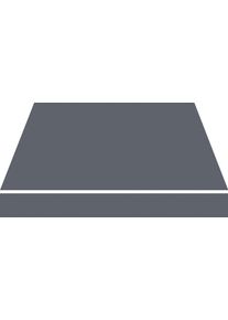 SPETTMANN Gelenkarmmarkise »STAR FIX« 400 cm Breite, 300 cm Ausfall, Volant gewellt in grau