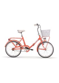 MBM Faltrad »Klapprad 20 Zoll New ANGELA Orange« in orange, Größe 20 Zoll (50,80 cm) hinten: 20 Zoll (50,80 cm)