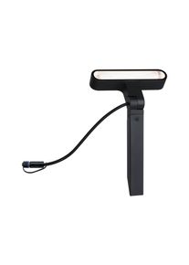 Paulmann LED Gartenstrahler »Plug & Shine Ito IP65 3000K 6W Anthrazit« 1 Stk. Warmweiß Einzelspot Horizontale Ausrichtung in grau, Größe Höhe: 37,2 cm