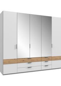 wimex Drehtürenschrank »Gibraltar« in weiß, Größe B/H/T: 225 cm x 210 cm x 58 cm