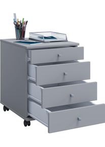 Vcm Container »Rollcontainer Bürocontainer Schublade Lona 50 cm« in grau