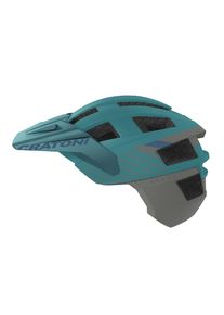 Cratoni Fahrradhelm »MTB FahrradhelmAllSet Pro Jr. türkis/anthrazit matt« in blau
