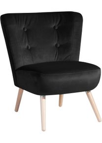 Max Winzer Sessel »Nikki in schwarz, Größe B/H/T: 72 cm x 80 cm x 67 cm