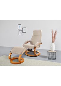 Home Affaire Relaxsessel »Paris in beige, Größe B/H/T: 67 cm x 107 cm x 78 cm