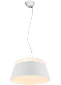 Trio Leuchten Pendelleuchte »Baroness« E27 Hängeleuchte in weiß, Größe Ø 45 cm Höhe: 150 cm